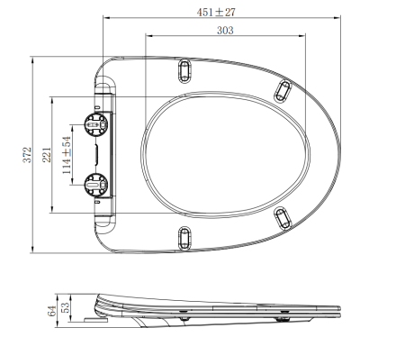 Крышка сиденье Arrow AB2230